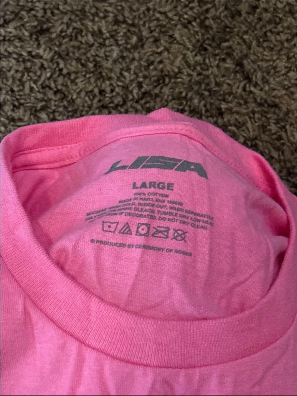 (3 for $10) Pink Lisa Blackpink Tee - Picture 3 of 3